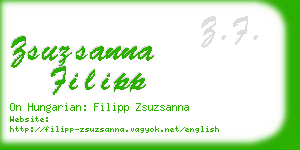 zsuzsanna filipp business card